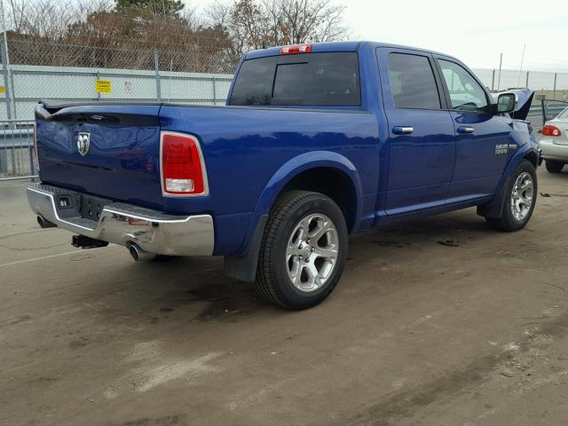 1C6RR7NT9FS600660 - 2015 RAM 1500 LARAM BLUE photo 4