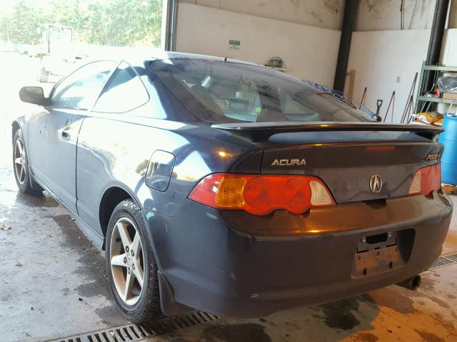 JH4DC53062C005625 - 2002 ACURA RSX TYPE-S BLACK photo 3