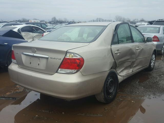 4T1BE32KX5U640917 - 2005 TOYOTA CAMRY LE BEIGE photo 4