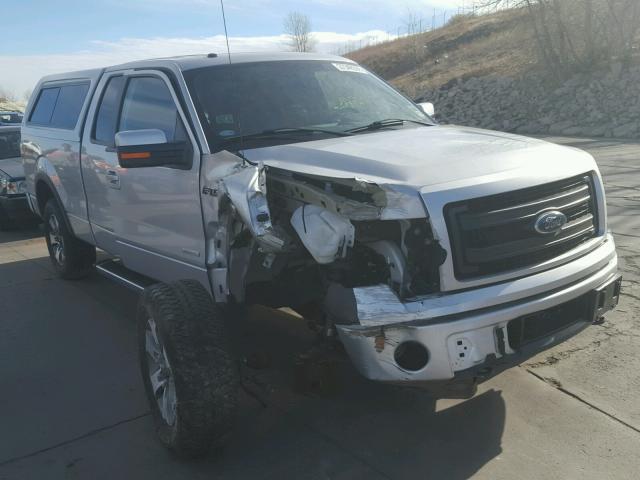 1FTFX1ET4EKF74787 - 2014 FORD F150 SUPER SILVER photo 1