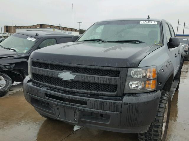 3GCRCSE04AG179188 - 2010 CHEVROLET SILVERADO GRAY photo 2