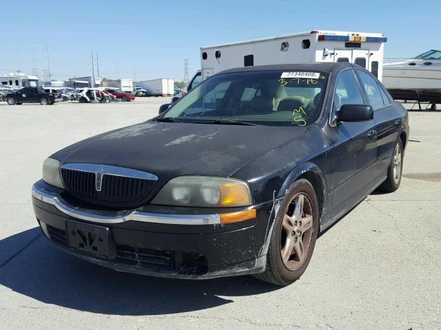 1LNHM86S62Y682607 - 2002 LINCOLN LS BLACK photo 2