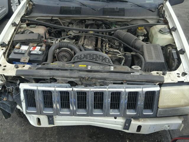 1J4GZ58SXSC612600 - 1995 JEEP GRAND CHER WHITE photo 7