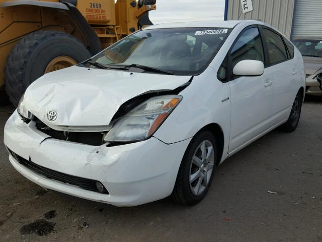 JTDKB20U383304676 - 2008 TOYOTA PRIUS WHITE photo 2