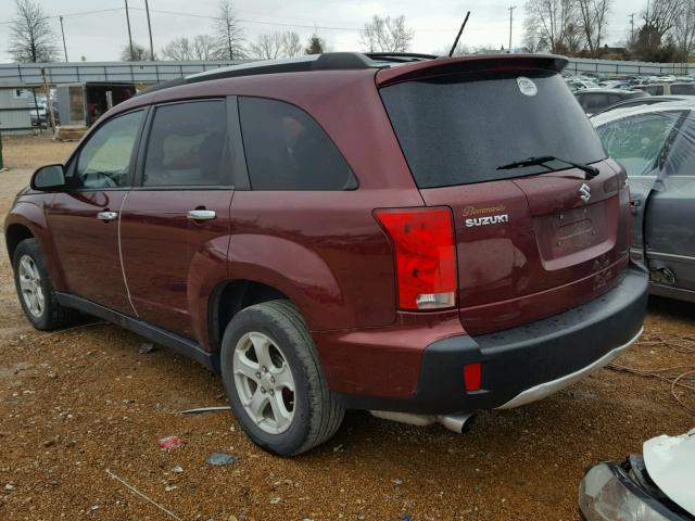 2S3DB717776103354 - 2007 SUZUKI XL7 LIMITE MAROON photo 3