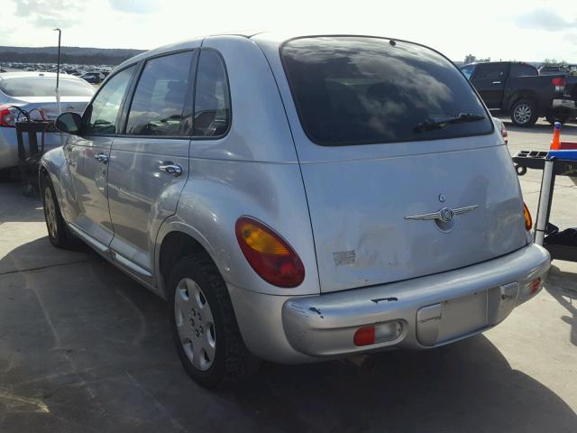 3C4FY58B75T570948 - 2005 CHRYSLER PT CRUISER SILVER photo 3