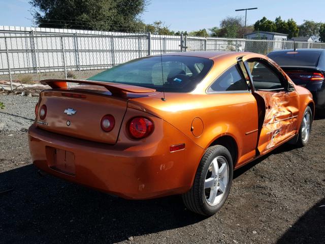 1G1AL12F357664982 - 2005 CHEVROLET COBALT LS ORANGE photo 4