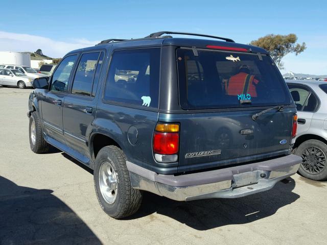 1FMDU34XXTZB22293 - 1996 FORD EXPLORER GREEN photo 3