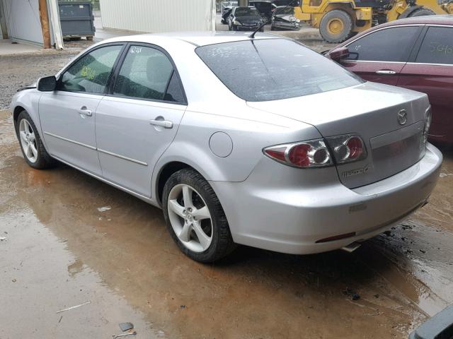 1YVHP80D765M49892 - 2006 MAZDA 6 S SILVER photo 3