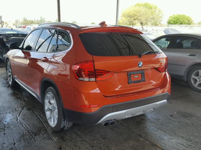 WBAVM1C55FV318471 - 2015 BMW X1 SDRIVE2 ORANGE photo 3