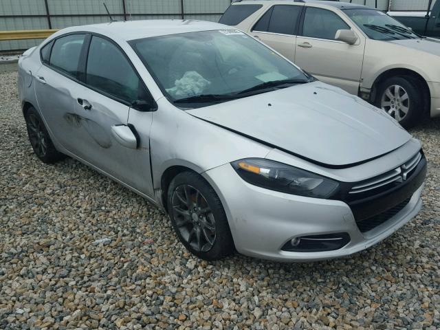 1C3CDFBH3DD134236 - 2013 DODGE DART SXT SILVER photo 1