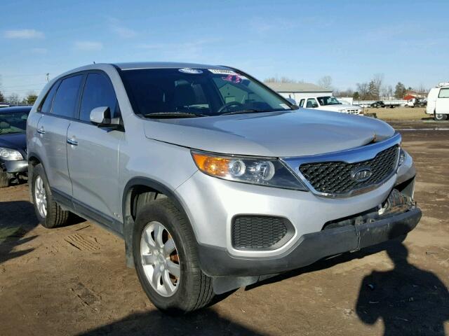 5XYKTCA17BG014189 - 2011 KIA SORENTO BA SILVER photo 1