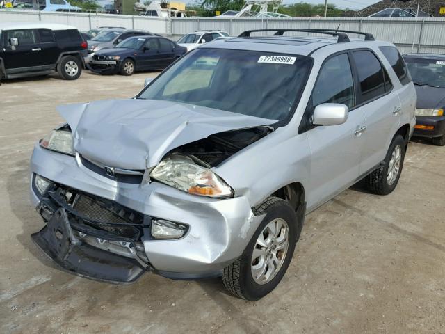 2HNYD187X3H502703 - 2003 ACURA MDX TOURIN SILVER photo 2