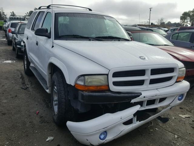 1B4HS28N31F554184 - 2001 DODGE DURANGO WHITE photo 1