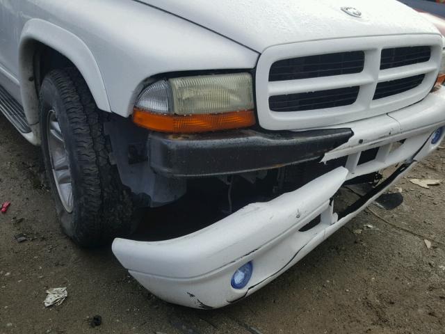 1B4HS28N31F554184 - 2001 DODGE DURANGO WHITE photo 9