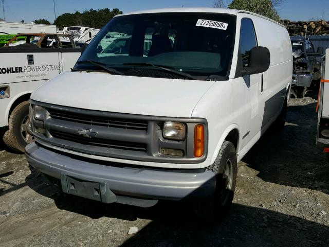 1GCHG39F5V1097706 - 1997 CHEVROLET EXPRESS G3 WHITE photo 2