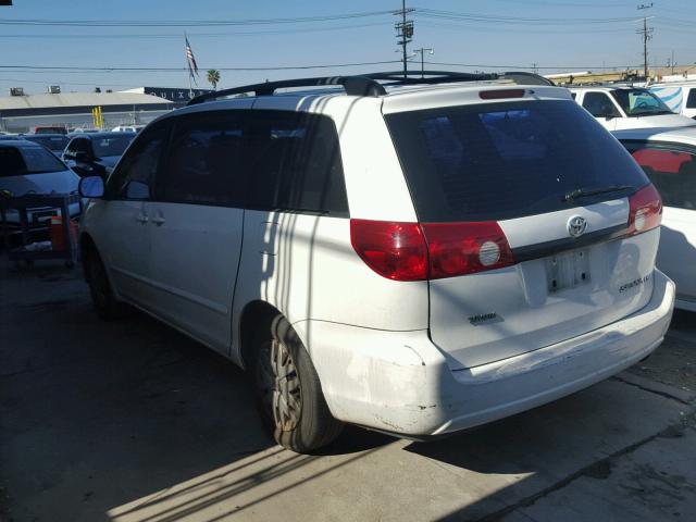 5TDZA23C16S407675 - 2006 TOYOTA SIENNA CE WHITE photo 3