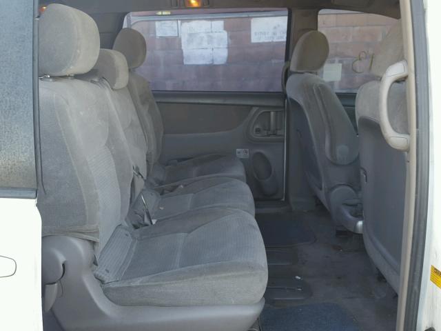 5TDZA23C16S407675 - 2006 TOYOTA SIENNA CE WHITE photo 6