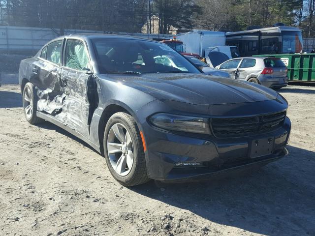 2C3CDXHG4JH156247 - 2018 DODGE CHARGER SX BLACK photo 1