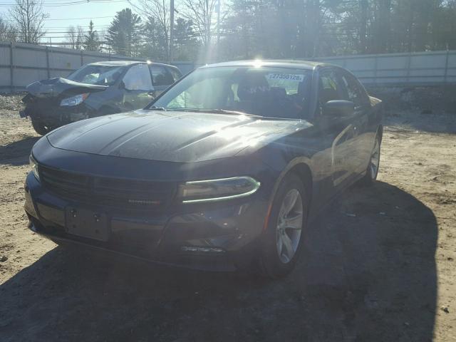 2C3CDXHG4JH156247 - 2018 DODGE CHARGER SX BLACK photo 2