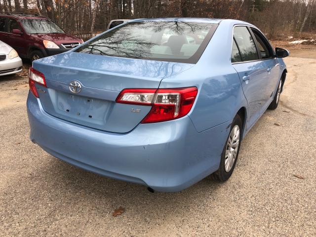 4T1BF1FK6CU551967 - 2012 TOYOTA CAMRY BASE BLUE photo 4