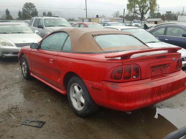 1FAFP4446WF189856 - 1998 FORD MUSTANG RED photo 3