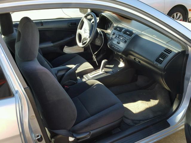 1HGEM229X3L045789 - 2003 HONDA CIVIC EX ვერცხლისფერი ფოტო 5