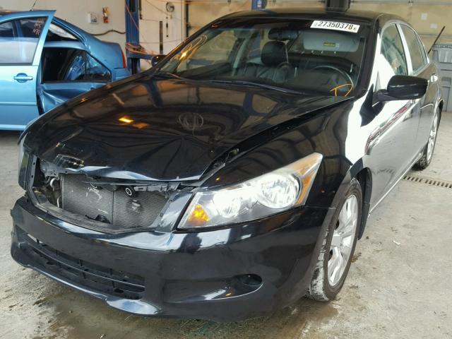 1HGCP36818A087552 - 2008 HONDA ACCORD EXL BLACK photo 2