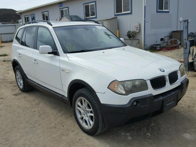 WBXPA73444WB24865 - 2004 BMW X3 2.5I WHITE photo 1