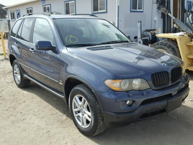 5UXFA13594LU20847 - 2004 BMW X5 3.0I BLUE photo 1