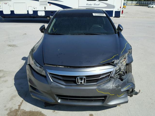 1HGCS2B87BA006060 - 2011 HONDA ACCORD EXL GRAY photo 9