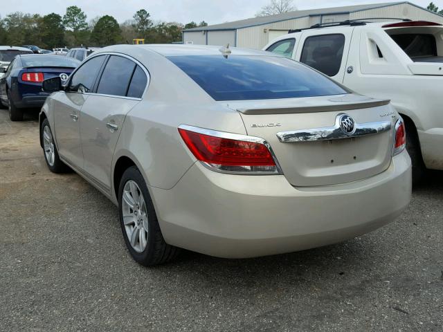 1G4GC5EC0BF140549 - 2011 BUICK LACROSSE C TAN photo 3