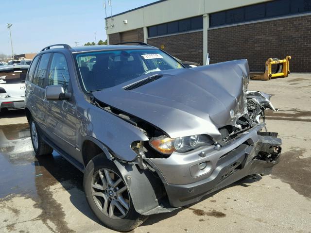 5UXFA135X4LU28133 - 2004 BMW X5 3.0I GRAY photo 1