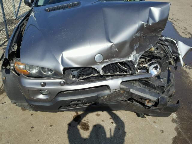 5UXFA135X4LU28133 - 2004 BMW X5 3.0I GRAY photo 7