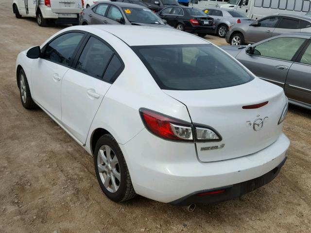 JM1BL1SF4A1259920 - 2010 MAZDA 3 I WHITE photo 3