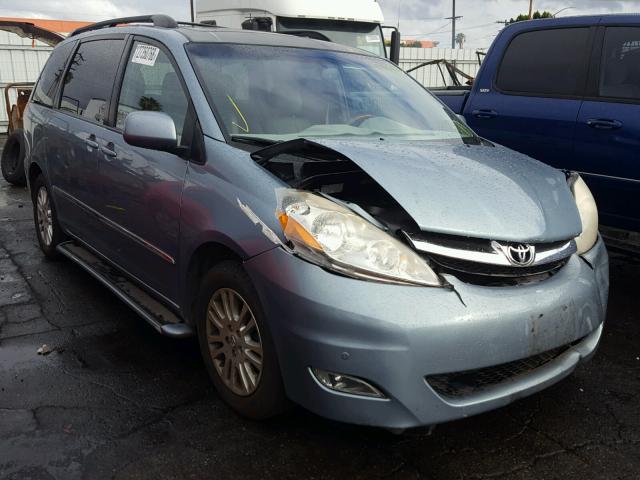 5TDZK22C18S104686 - 2008 TOYOTA SIENNA XLE BLUE photo 1