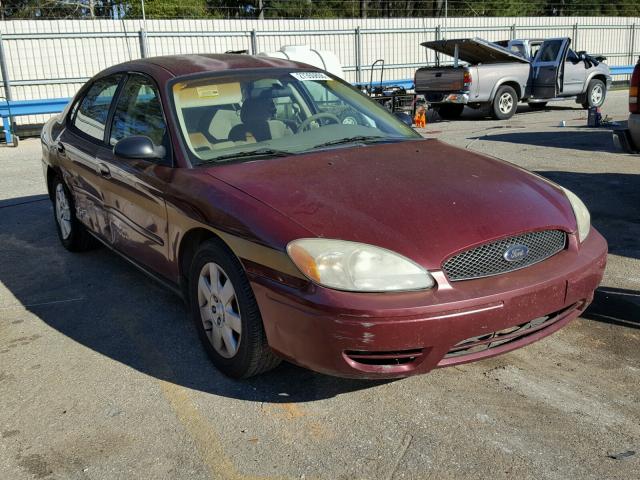 1FAFP53U55A159640 - 2005 FORD TAURUS SE MAROON photo 1