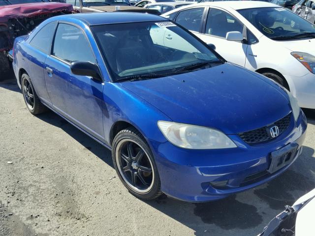 1HGEM22114L039715 - 2004 HONDA CIVIC DX V BLUE photo 1