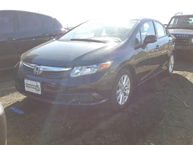 19XFB2F98CE332964 - 2012 HONDA CIVIC EXL BLACK photo 2