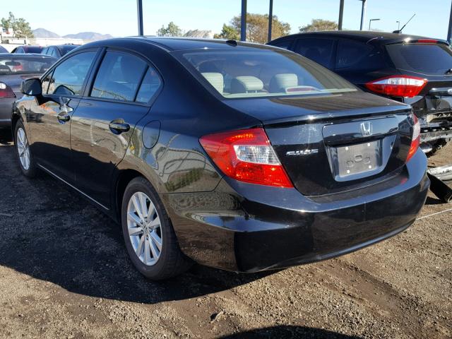 19XFB2F98CE332964 - 2012 HONDA CIVIC EXL 黑色 照片 3