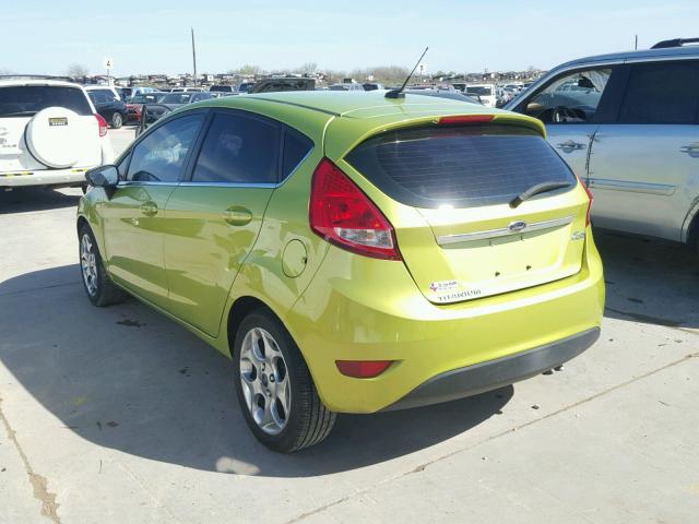 3FADP4FJ8DM167476 - 2013 FORD FIESTA TIT GREEN photo 3