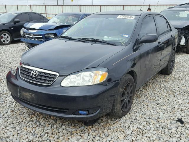 1NXBR32E15Z517473 - 2005 TOYOTA COROLLA BLACK photo 2