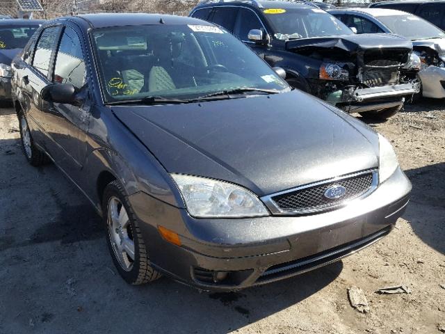 1FAFP34N67W232077 - 2007 FORD FOCUS ZX4 GRAY photo 1