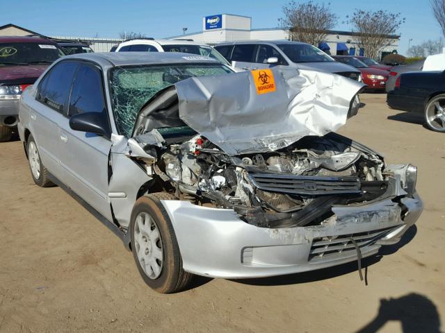 2HGEJ6616YH548440 - 2000 HONDA CIVIC BASE SILVER photo 1