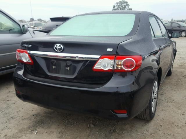 5YFBU4EEXDP170807 - 2013 TOYOTA COROLLA BA BLACK photo 4