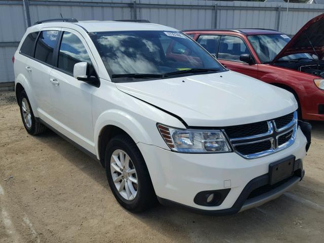 3C4PDCBGXFT718116 - 2015 DODGE JOURNEY SX WHITE photo 1