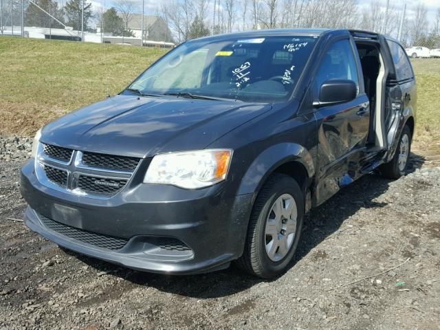 2D4RN4DG8BR699526 - 2011 DODGE GRAND CARA GRAY photo 2