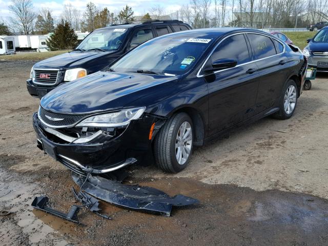 1C3CCCAB2FN760839 - 2015 CHRYSLER 200 LIMITE BLACK photo 2