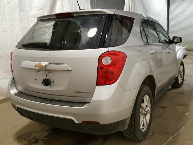 2GNALAEK7F6393840 - 2015 CHEVROLET EQUINOX LS SILVER photo 4