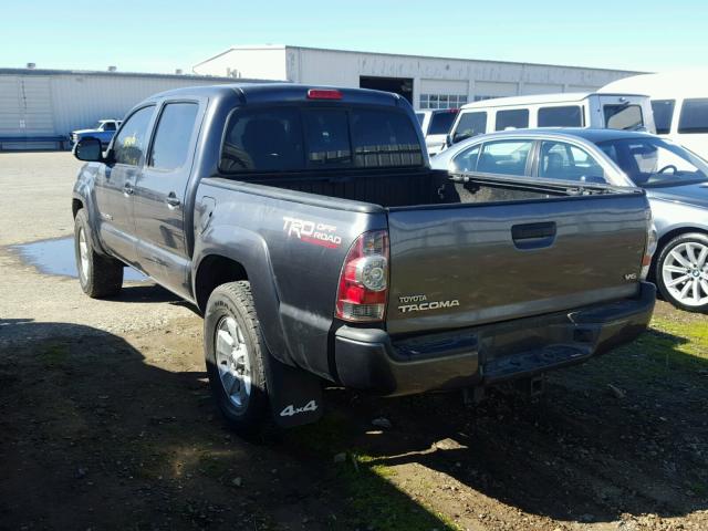 5TFLU4EN6EX097071 - 2014 TOYOTA TACOMA DOU CHARCOAL photo 3